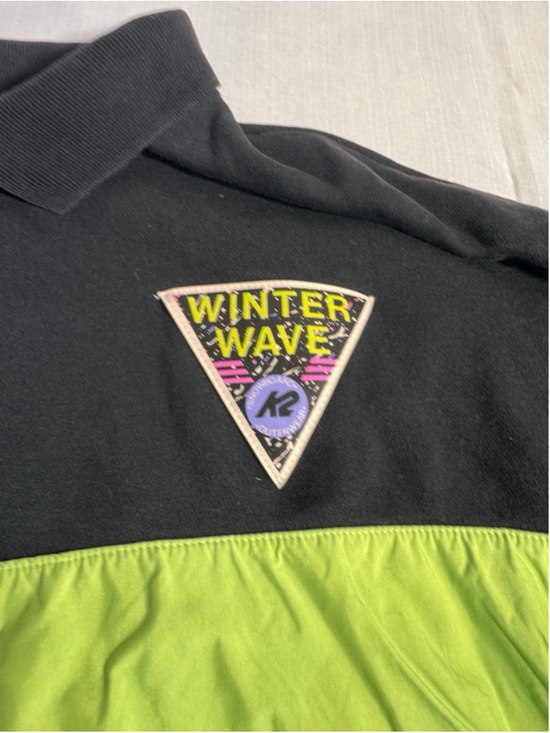 Vintage Other - Vintage K2 Winter Wave Sweatshirt Large Colorblock Ski Pullover 90s Neon Retro